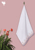 Handloom Cotton Bath Towel With Block Print Border
